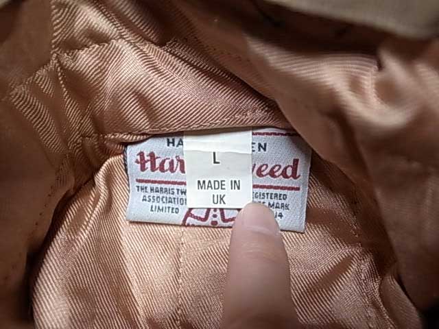 Harris Tweed �ϥꥹ�ĥ꡼�� �ϥå� size:L�����󥰥��ɥ�����Old ������ɡۡ���š�