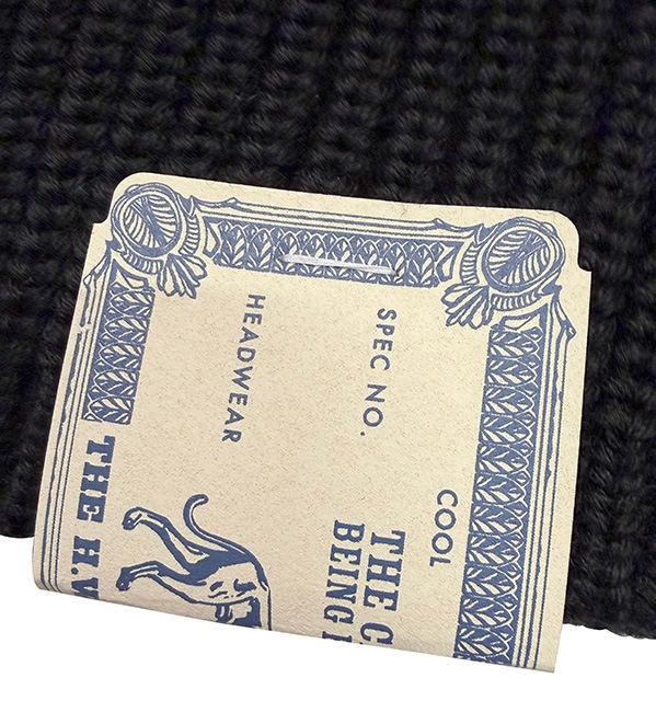 THE H.W.DOG & co. �ɥå���SINGLE LOOSE KNIT�����󥰥�롼���˥åȡ��˥å�˹��˹�ҡ�2����BLACK/GRAY�ˡ���å����ӡ��ˡ���������