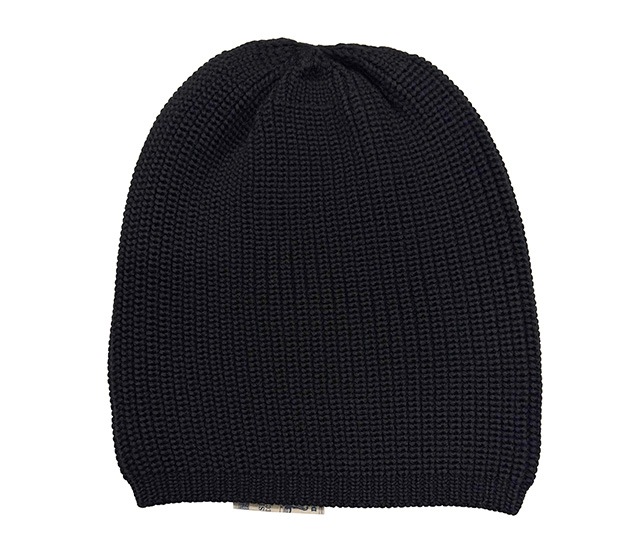 THE H.W.DOG & co. �ɥå���SINGLE LOOSE KNIT�����󥰥�롼���˥åȡ��˥å�˹��˹�ҡ�2����BLACK/GRAY�ˡ���å����ӡ��ˡ���������