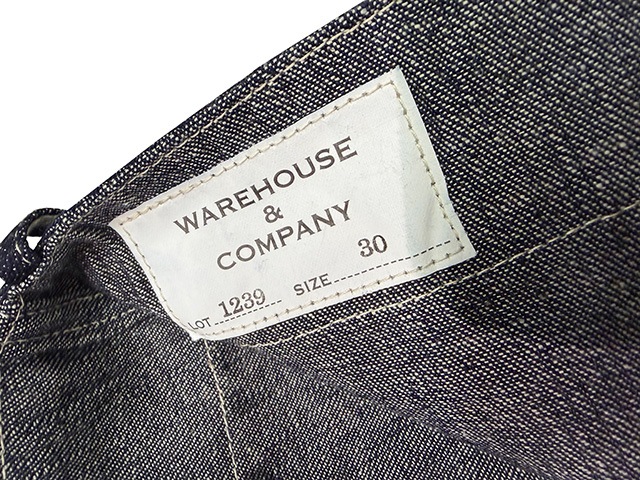 WAREHOUSE �������ϥ�����Lot1239��WPA DOUBLE KNEE DENIM TROUSERS�����֥�ˡ� �ǥ˥� �ȥ饦������̤�������ꥸ�å�