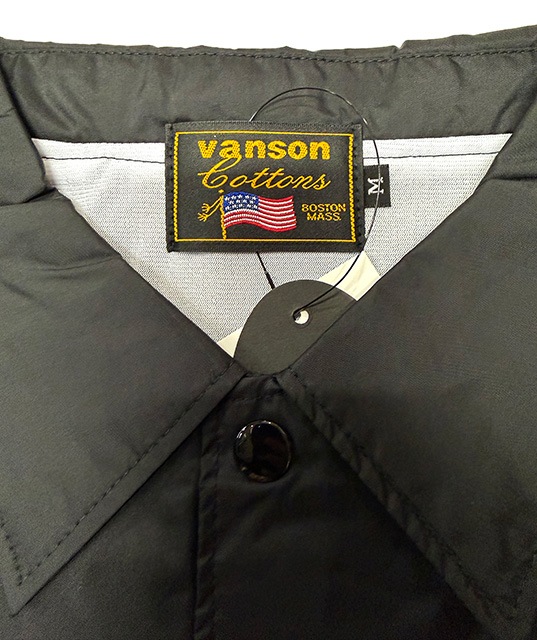 VANSON �Х󥽥� COACH JACKET�����������㥱�åȡ�3����BLACK/BURGUNDY/ CEMENT��