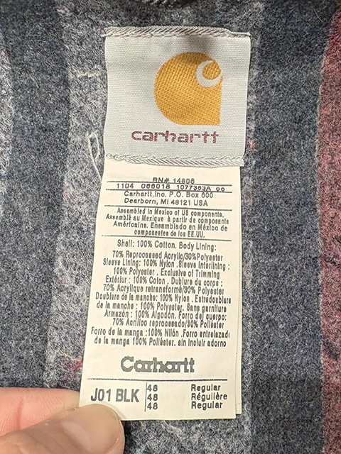 Carhartt ϡȡDetroit Jacket ǥȥ 㥱åȡcol:BLACKsize:48USED 桼ɡۡš