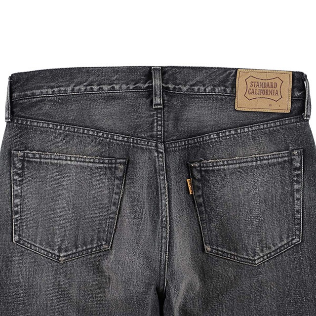 STANDARD CALIFORNIA ����������ɥ���ե���˥� SD 5P Denim Pants 901 66 Vintage Wash 5�ݥ��å� �ǥ˥�ѥ�� ������ơ��������å��塡2��(BLACK/INDIGO)