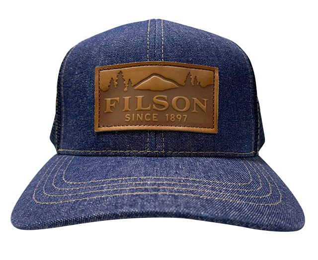 FILSON フィルソン #63609 Logger Mesh Cap ロガーメッシュキャップ 1-206 INDIGO デニム 帽子 ...