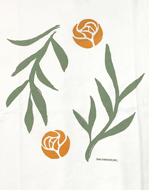 HAVE A GRATEFUL DAY �ϥ� �� ���쥤�ȥե� �ǥ���T-SHIRT -RIVER MIRROR T�����-��С� �ߥ顼��Ⱦµ T����ġ�2��(BLACK/WHITE)��GOWEST��2024SS