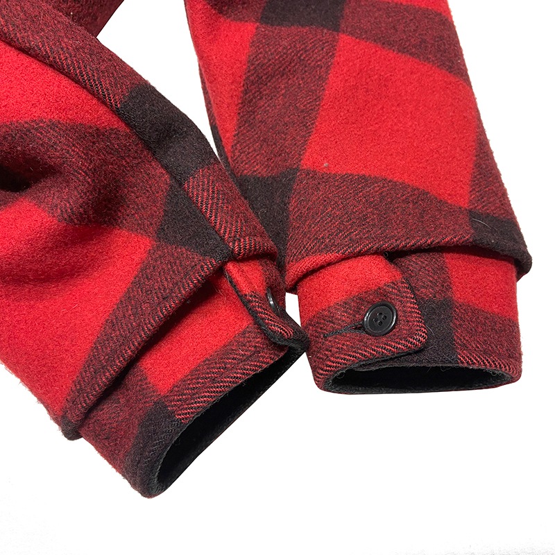 FILSON �ե��륽��DOUBLE MACKINAW CRUISER JACKET ���֥� �ޥå��Ρ� ���롼�������㥱�åȡ�col:RED��size:14��100�� VIRGIN WOOL��Made in U.S.A.����OLD ������ɡۡ���š�