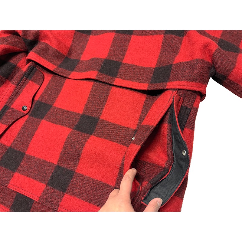 FILSON �ե��륽��DOUBLE MACKINAW CRUISER JACKET ���֥� �ޥå��Ρ� ���롼�������㥱�åȡ�col:RED��size:14��100�� VIRGIN WOOL��Made in U.S.A.����OLD ������ɡۡ���š�