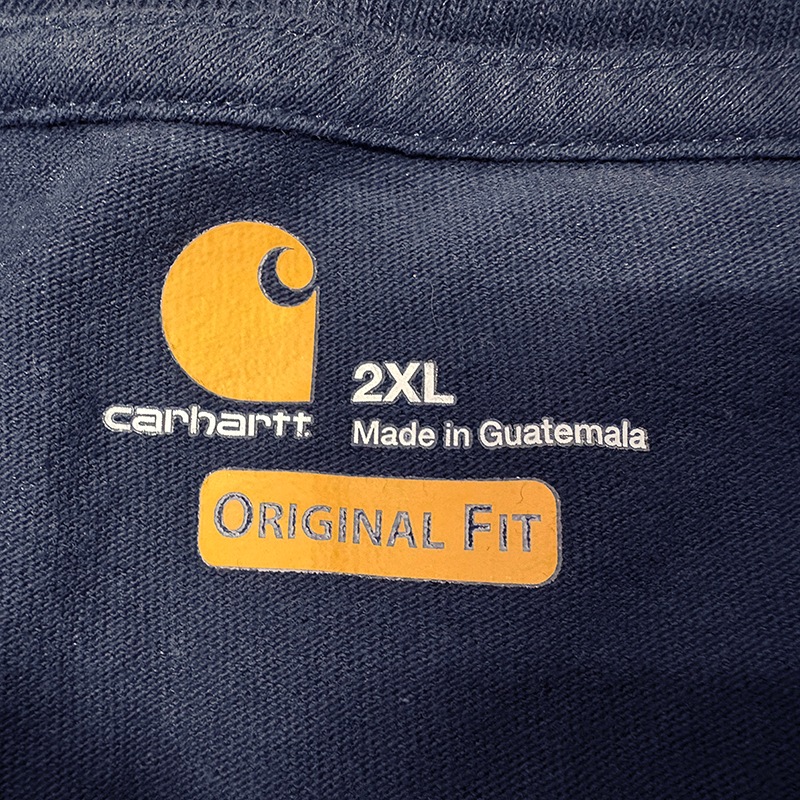Carhartt �����ϡ��ȡ�Freemason�ɽ���H/N T-SHIRTS �إ�꡼�ͥå� T����ġ�col.Navy��size:2XL��ORIGINAL FIT ���ꥸ�ʥ�ե��åȡ�COTTON100%����USED �桼���ɡۡ���šۡ�Ź�޻����Բġ�