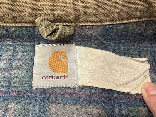 90s��Carhartt �����ϡ��ȡ�Detroit Jacket �ǥȥ����� ���㥱�åȡ�col:OLIVE��size:ɽ���ʤ�(3XL����)��MADE IN U.S.A. ����ꥫ������VINTAGE ������ơ����ۡ���š�
