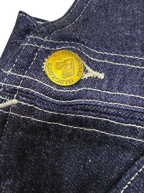 	 John Gluckow ����󥰥�å�����Lot JG-41 Strongarm Reinforced Overalls�����ȥ��󥰥�� �쥤��ե������� �����С������롡INDIGO ����ǥ�����WAREHOUSE �������ϥ�����������