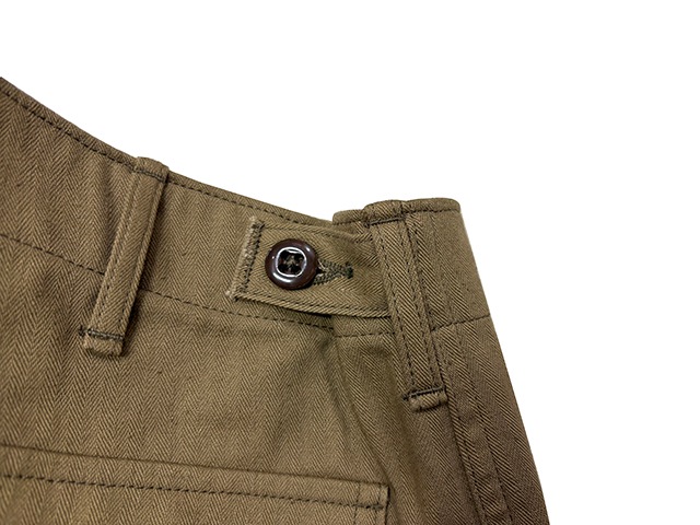 WAREHOUSE �������ϥ�����Lot1086 MILITARY HERRINGBONE PANTS �ߥ꥿�꡼ �إ��ܡ��� �ѥ�� ��NON WASH �Υ󥦥��å��塡�ꥸ�åȡ��٥������ѥ��
