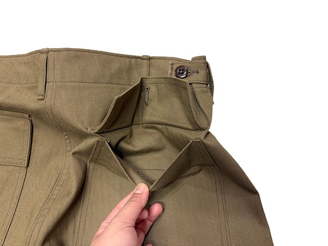 WAREHOUSE �������ϥ�����Lot1086 MILITARY HERRINGBONE PANTS �ߥ꥿�꡼ �إ��ܡ��� �ѥ�� ��NON WASH �Υ󥦥��å��塡�ꥸ�åȡ��٥������ѥ��