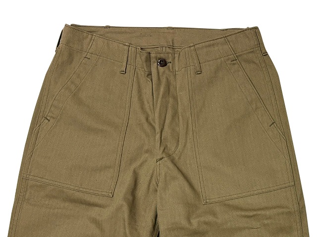 WAREHOUSE �������ϥ�����Lot1086 MILITARY HERRINGBONE PANTS �ߥ꥿�꡼ �إ��ܡ��� �ѥ�� ��NON WASH �Υ󥦥��å��塡�ꥸ�åȡ��٥������ѥ��