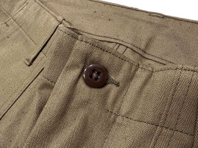 WAREHOUSE �������ϥ�����Lot1086 MILITARY HERRINGBONE PANTS �ߥ꥿�꡼ �إ��ܡ��� �ѥ�� ��NON WASH �Υ󥦥��å��塡�ꥸ�åȡ��٥������ѥ��