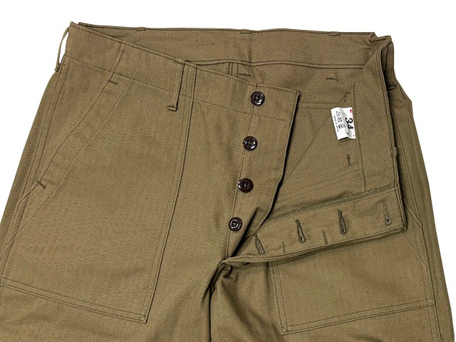 WAREHOUSE �������ϥ�����Lot1086 MILITARY HERRINGBONE PANTS �ߥ꥿�꡼ �إ��ܡ��� �ѥ�� ��NON WASH �Υ󥦥��å��塡�ꥸ�åȡ��٥������ѥ��