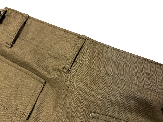 WAREHOUSE �������ϥ�����Lot1086 MILITARY HERRINGBONE PANTS �ߥ꥿�꡼ �إ��ܡ��� �ѥ�� ��NON WASH �Υ󥦥��å��塡�ꥸ�åȡ��٥������ѥ��