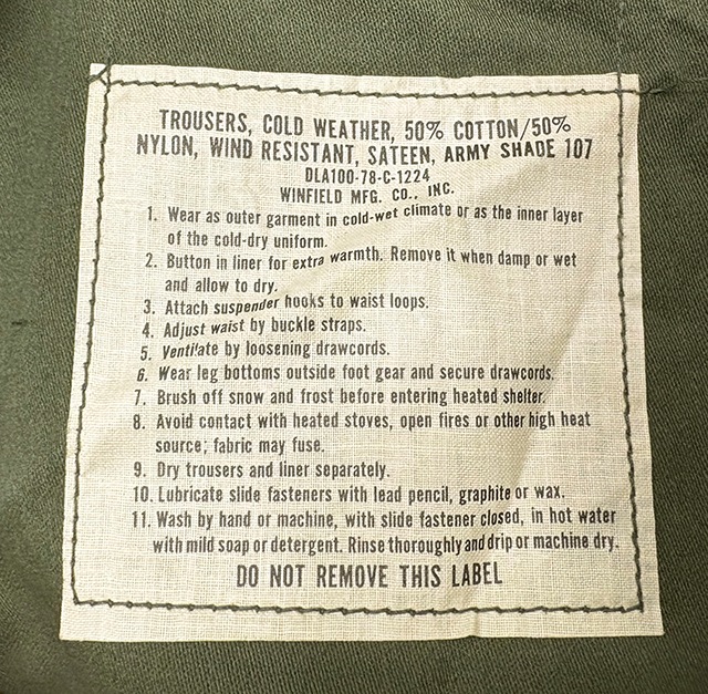 ��DEAD STOCK��1978ǯ����U.S.ARMY ����ꥫ����M-65 FIELD PANTS M-65�ե�����ɥѥ�ġ�size:LARGE-REGULAR���������ѥ�ġ��ȥ饦���������ڥǥåɥ��ȥå��ۡ�Ź�޻����Բġ�