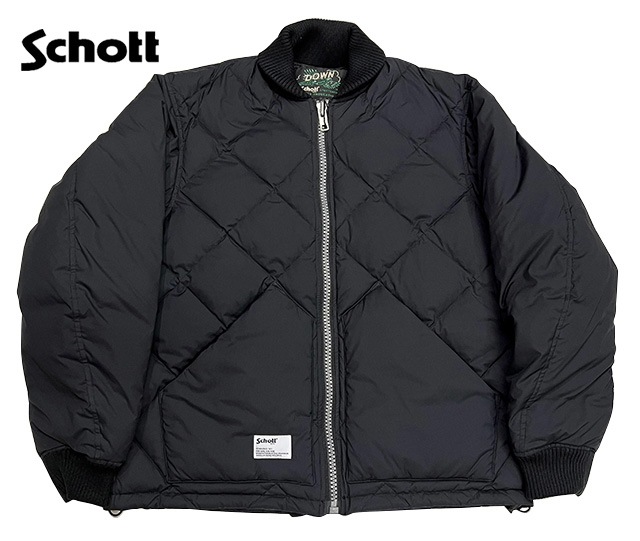 SALE 10%OFF】 SCHOTT ショット QUILTED DOWN JACKET キルテッド