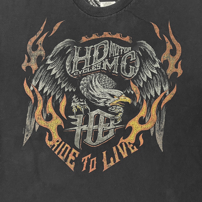Harley-Davidson ϡ졼ӥåɥBIKER BUILT ХӥȡSHORT SLEEVE T-SHIRTS 硼ȥ꡼ Tġcol:BLACKsize:2XLCOTTON100%USED 桼ɡۡšۡŹ޻Բġ