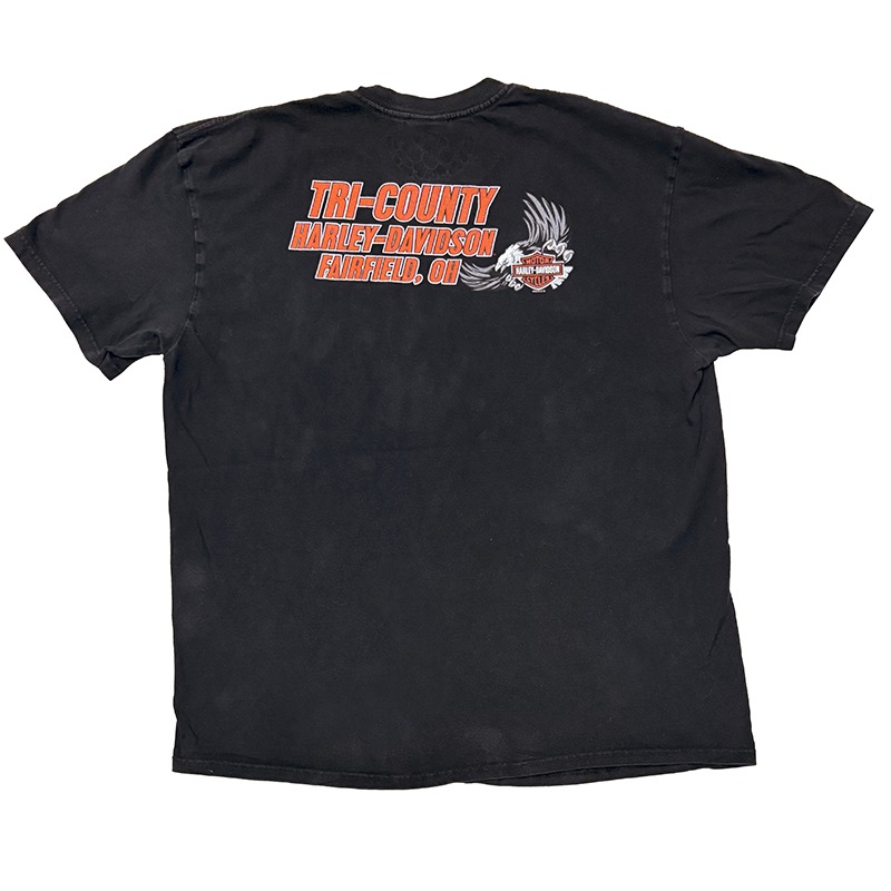 Harley-Davidson ϡ졼ӥåɥBIKER BUILT ХӥȡSHORT SLEEVE T-SHIRTS 硼ȥ꡼ Tġcol:BLACKsize:2XLCOTTON100%USED 桼ɡۡšۡŹ޻Բġ