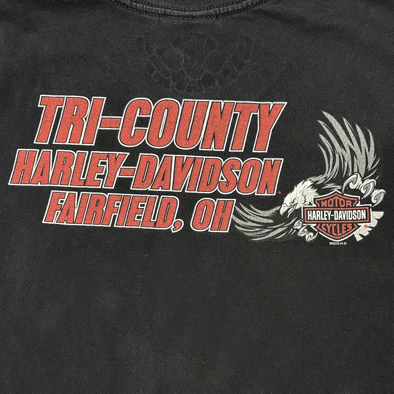 Harley-Davidson ϡ졼ӥåɥBIKER BUILT ХӥȡSHORT SLEEVE T-SHIRTS 硼ȥ꡼ Tġcol:BLACKsize:2XLCOTTON100%USED 桼ɡۡšۡŹ޻Բġ