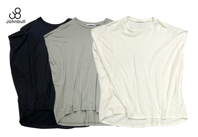 Johnbull �����֥롡�ե������꡼��T����ġ�3����030:�֥�å�/066:�⥹/003:�ۥ磻�ȡ�Ladies' ��ǥ�������JL252C03