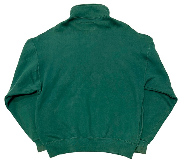 90s��L.L.BEAN by RUSSELL ATHLETIC ���륨��ӡ��� �� ��å��륢������å���HALF ZIP PULLOVER �ϡ��ե��å� �ץ륪���С���col:DARK GREEN��size:LARGE��Made in U.S.A.������ꥫ�� ��VINTAGE ������ơ����ۡ���šۡ�Ź�޻����Բġ�