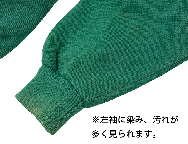 90s��L.L.BEAN by RUSSELL ATHLETIC ���륨��ӡ��� �� ��å��륢������å���HALF ZIP PULLOVER �ϡ��ե��å� �ץ륪���С���col:DARK GREEN��size:LARGE��Made in U.S.A.������ꥫ�� ��VINTAGE ������ơ����ۡ���šۡ�Ź�޻����Բġ�