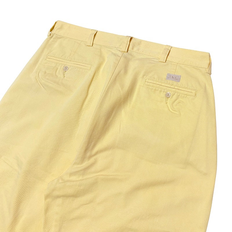 ��SALE 30%OFF��Polo by Ralph Lauren ��PHILIP PANT �����Υѥ�ġ�������ݥ��åȡ�col.��YELLOW��size:W36/L30ɽ����