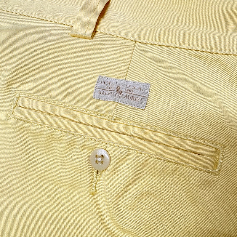 ��SALE 30%OFF��Polo by Ralph Lauren ��PHILIP PANT �����Υѥ�ġ�������ݥ��åȡ�col.��YELLOW��size:W36/L30ɽ����