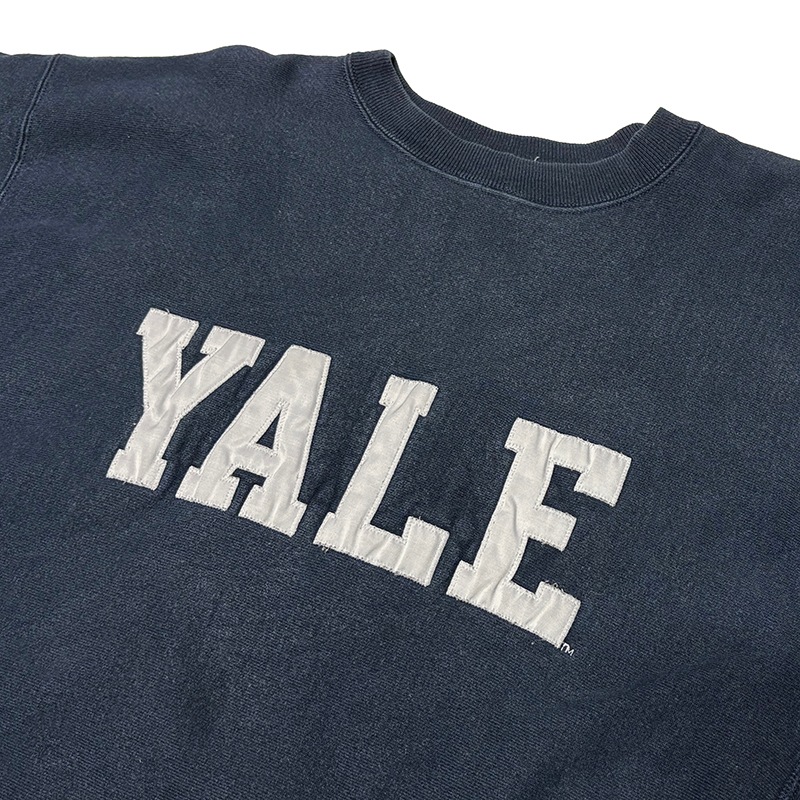 90s��Champion �����ԥ���REVERSE WEAVE CREW NECK SWEAT SHIRTS ��С����������� ���롼�ͥå� �������å� ����ġ�col: NAVY��size:XX-LARGE��YALE��ء��ɽ���������VINTAGE ������ơ����ۡ���šۡ�Ź�޻����Բġ�