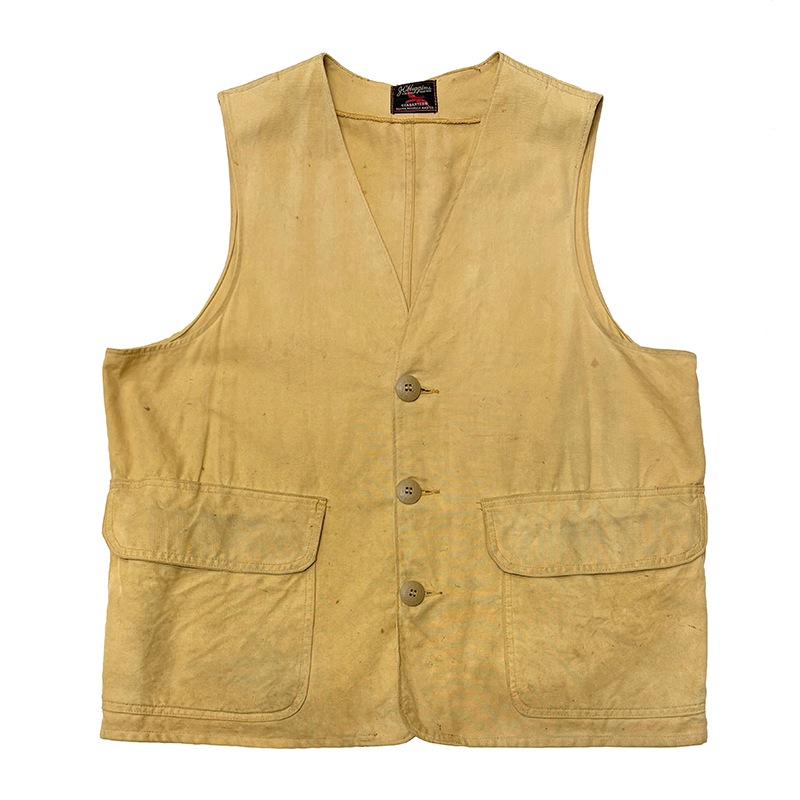 50s��J.C.higgins J.C.�ҥ��󥹡�Hunting Vest �ϥ�ƥ��󥰥٥��ȡ�col:BEIGE��size:ɽ���ʤ�(XL����)��Sears �������� ��VINTAGE �ӥ�ơ����ۡ���š�