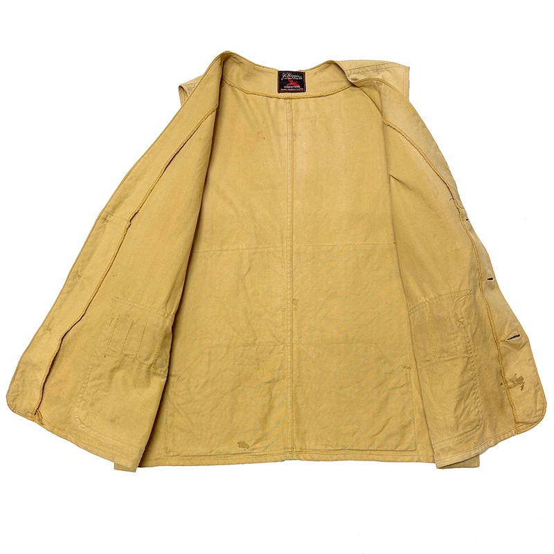 50s��J.C.higgins J.C.�ҥ��󥹡�Hunting Vest �ϥ�ƥ��󥰥٥��ȡ�col:BEIGE��size:ɽ���ʤ�(XL����)��Sears �������� ��VINTAGE �ӥ�ơ����ۡ���š�