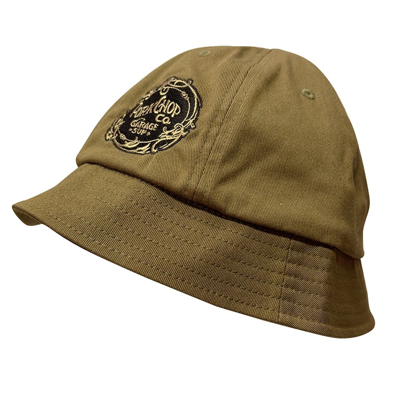 PORKCHOP GARAGE SUPPLY �ݡ�������å� ���졼�� ���ץ饤��F LEAF BALL HAT F �꡼�� �ܡ��� �ϥåȡ�3��(OFF WHITE/ASH BLACK/OLIVE)���ϥåȡ�˹�ҡ�FLEXFIT��2026SS
