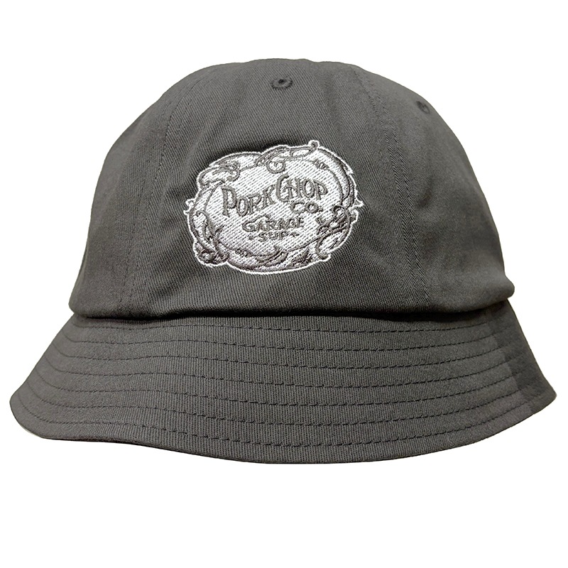 PORKCHOP GARAGE SUPPLY �ݡ�������å� ���졼�� ���ץ饤��F LEAF BALL HAT F �꡼�� �ܡ��� �ϥåȡ�3��(OFF WHITE/ASH BLACK/OLIVE)���ϥåȡ�˹�ҡ�FLEXFIT��2026SS