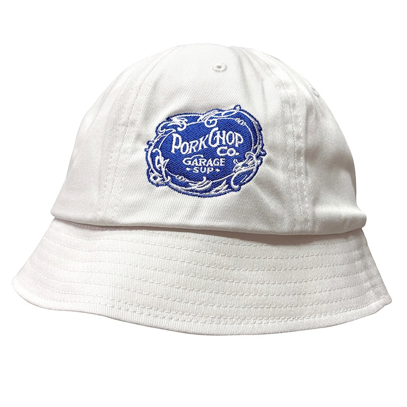 PORKCHOP GARAGE SUPPLY �ݡ�������å� ���졼�� ���ץ饤��F LEAF BALL HAT F �꡼�� �ܡ��� �ϥåȡ�3��(OFF WHITE/ASH BLACK/OLIVE)���ϥåȡ�˹�ҡ�FLEXFIT��2026SS