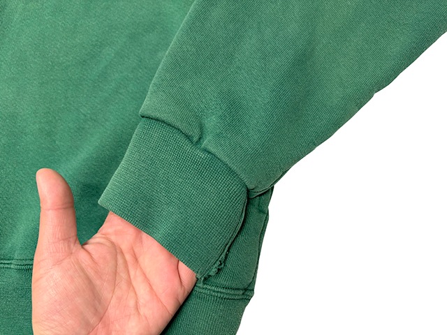 ��SALE 30%OFF�� 90s��L.L.BEAN by RUSSELL ATHLETIC ���륨��ӡ��� �� ��å��륢������å���HALF ZIP PULLOVER �ϡ��ե��å� �ץ륪���С���col:LIGHT GREEN��size:MEDIUM��Made in U.S.A.������ꥫ�� ��VINTAGE ������ơ����ۡ���šۡ�Ź�޻����Բġ�