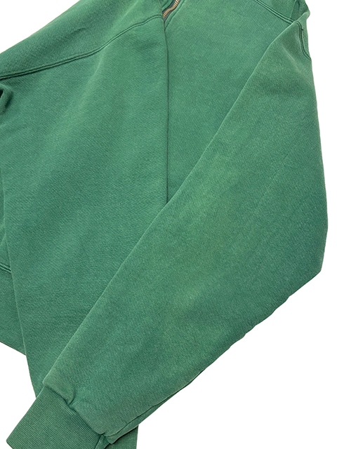 ��SALE 30%OFF�� 90s��L.L.BEAN by RUSSELL ATHLETIC ���륨��ӡ��� �� ��å��륢������å���HALF ZIP PULLOVER �ϡ��ե��å� �ץ륪���С���col:LIGHT GREEN��size:MEDIUM��Made in U.S.A.������ꥫ�� ��VINTAGE ������ơ����ۡ���šۡ�Ź�޻����Բġ�