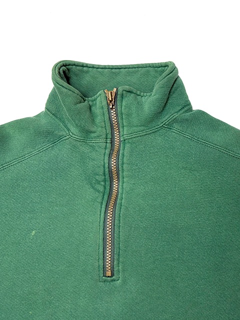 ��SALE 30%OFF�� 90s��L.L.BEAN by RUSSELL ATHLETIC ���륨��ӡ��� �� ��å��륢������å���HALF ZIP PULLOVER �ϡ��ե��å� �ץ륪���С���col:LIGHT GREEN��size:MEDIUM��Made in U.S.A.������ꥫ�� ��VINTAGE ������ơ����ۡ���šۡ�Ź�޻����Բġ�