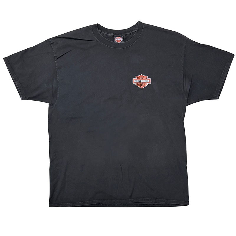 Harley-Davidson ϡ졼ӥåɥSHORT SLEEVE T-SHIRTS 硼ȥ꡼ Tġcol:BLACKsize:ɽʤ(2XL)USED 桼ɡۡšۡŹ޻Բġ