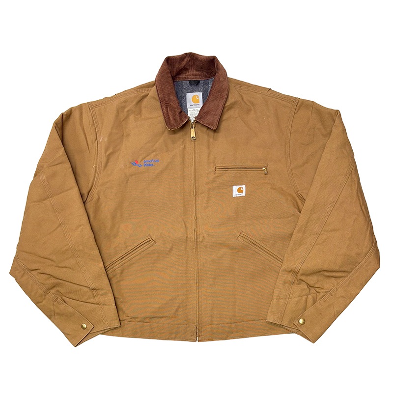 ��DEADSTOCK�� Carhartt �����ϡ��ȡ�Detroit Jacket �ǥȥ����� ���㥱�åȡ�col:DUCK BROWN��size:48 REGULAR���֥�󥱥åȥ饤�ʡ���Made in U.S.A.���ڥǥåɥ��ȥå��ۡ���š�