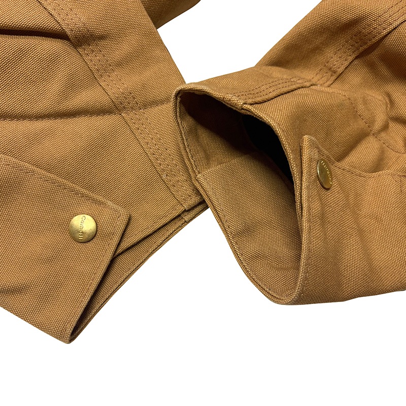 ��DEADSTOCK�� Carhartt �����ϡ��ȡ�Detroit Jacket �ǥȥ����� ���㥱�åȡ�col:DUCK BROWN��size:48 REGULAR���֥�󥱥åȥ饤�ʡ���Made in U.S.A.���ڥǥåɥ��ȥå��ۡ���š�