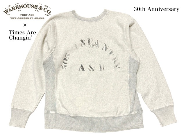 ����Ź���� 30��ǯ��ǰ��Style & Respect �� WAREHOUSE������������ꥹ�ڥ��ȡߥ������ϥ����� Reverse Weave��Stencil Print��SWEAT��2�ȡ��󡡥����ȥߡ���/�ݥ��졼����С����������֥����� 30th Anniversary