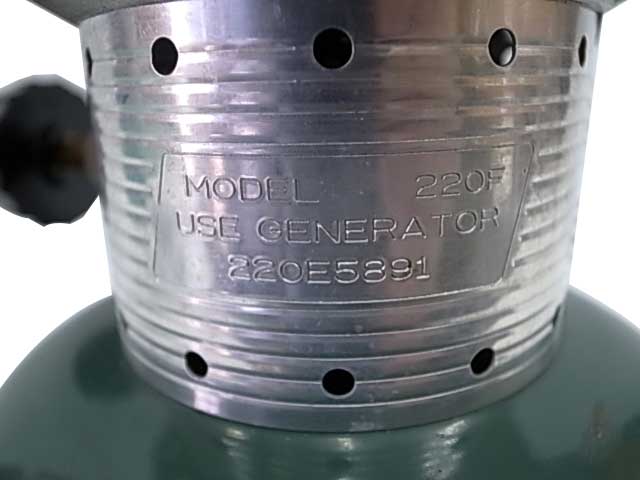 1964ǯ6����¤��Coleman ������ޥ� Model 220F ������ơ��� ��󥿥� ���꡼���Antique ����ƥ������ۡ���š�