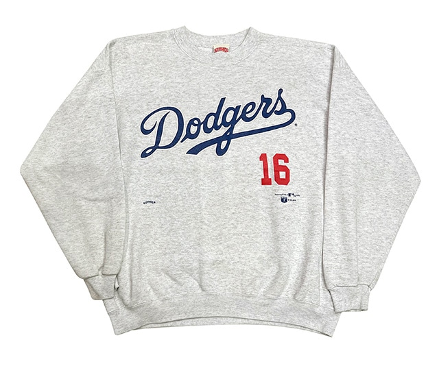 90's NUTMEG MILLS Los Angels Dodgers SWEAT NOMO MLB ドジャース