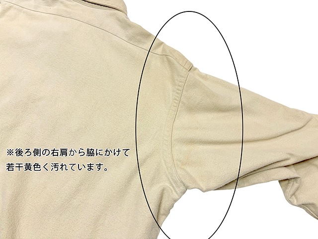 ��SALE 30%OFF�� L.L.BEAN ���륨��ӡ���CHAMOIS CLOTH SHIRT ����⥢ ������ ����ġ�col:NATURAL��size:MENS TALL(17 1/2)��Made in U.S.A.������ꥫ�� ��OLD ������ɡۡ���šۡ�Ź�޻����Բġ�