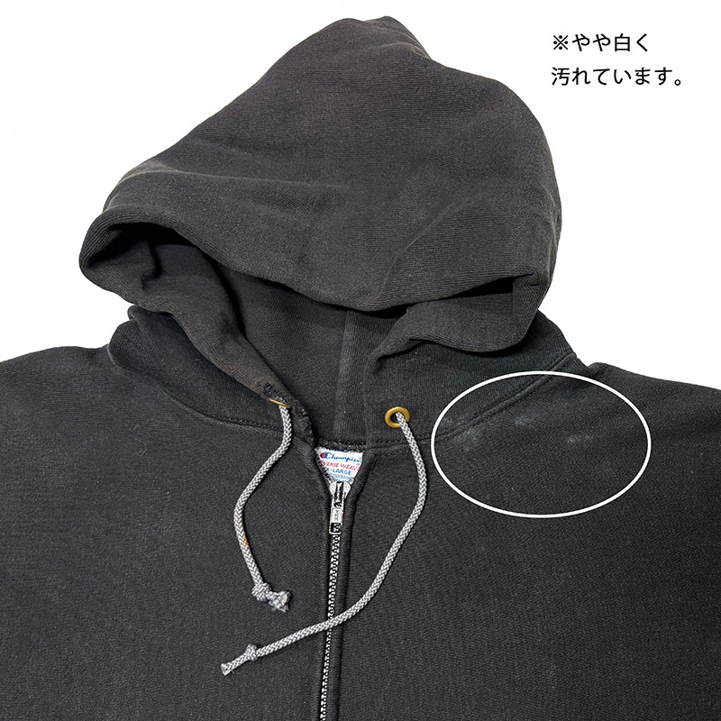 90s��Champion �����ԥ���REVERSE WEAVE FULL ZIP PARKA ��С����������� �ե른�åץѡ�������col: BLACK��size:XX-LARGE�����ݥ���ȡ��ɽ�������Made in U.S.A. ��VINTAGE ������ơ����ۡ���šۡ�Ź�޻����Բġ�