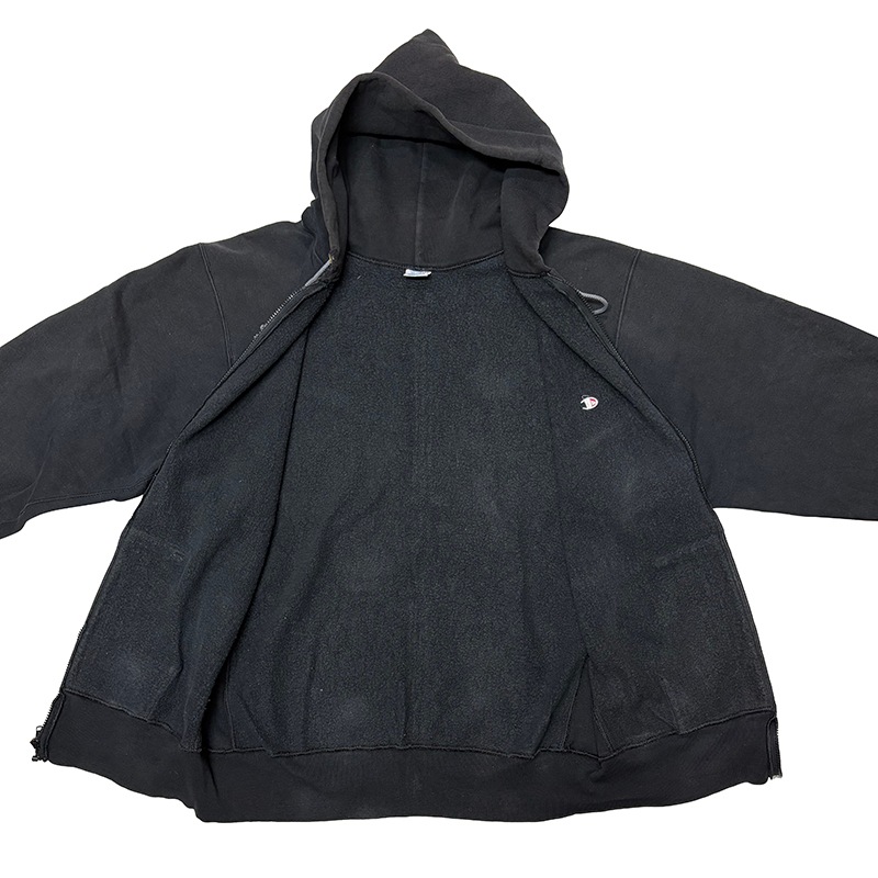 90s��Champion �����ԥ���REVERSE WEAVE FULL ZIP PARKA ��С����������� �ե른�åץѡ�������col: BLACK��size:XX-LARGE�����ݥ���ȡ��ɽ�������Made in U.S.A. ��VINTAGE ������ơ����ۡ���šۡ�Ź�޻����Բġ�