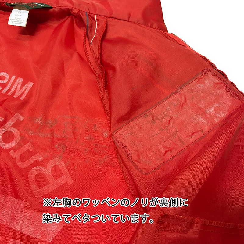 ��Dead Stock�� 80s��A & EAGLE COLLECTION A���������� ���쥯�����Racing Team Jacket �졼���󥰥����ॸ�㥱�åȡ�BUDWEISER �Хɥ磻������col:RED��size:MEDIUM ��VINTAGE �ӥ�ơ����ۡ���š�