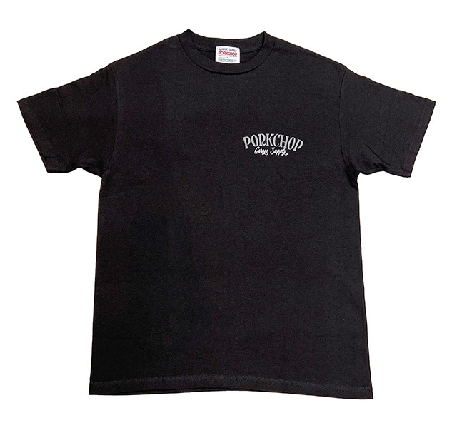PORKCHOP �ݡ�������åס�PORK BACK TEE���ݡ����Хå� T����ġ�Ⱦµ��5��(BLACKWHITE/RED/NAVY/BURGUNDY)��2024SS